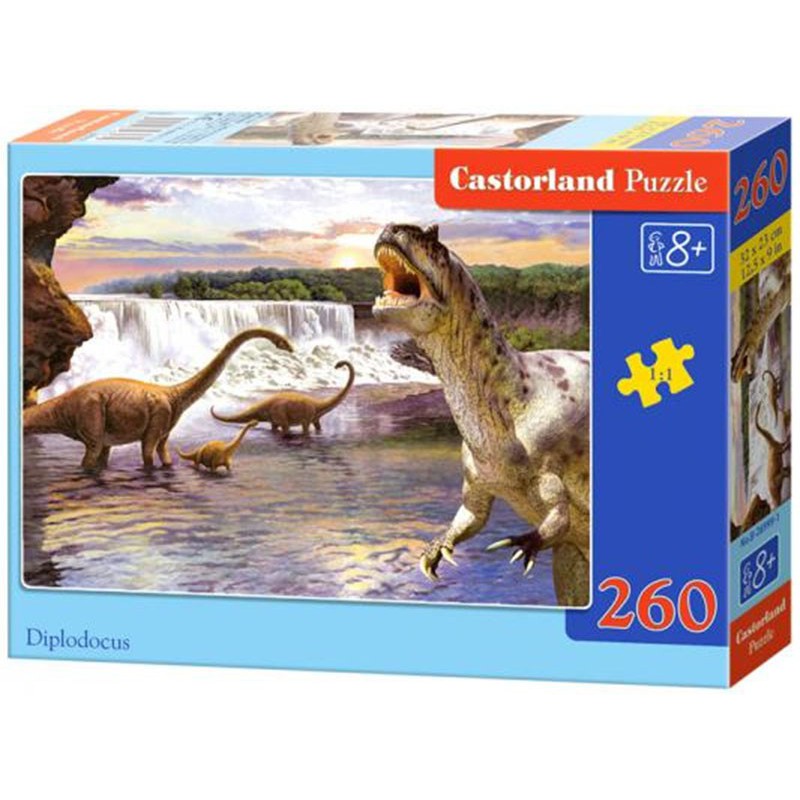 Пазл В-26616 "Динозавры", 260 элементов