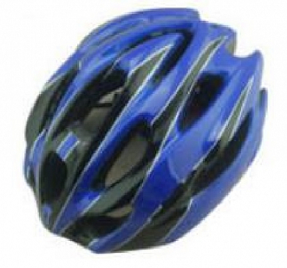 Шлем ВЕЛО защит. FSD-HL008 (in-mold) (L) 54-61 см, синий 600319