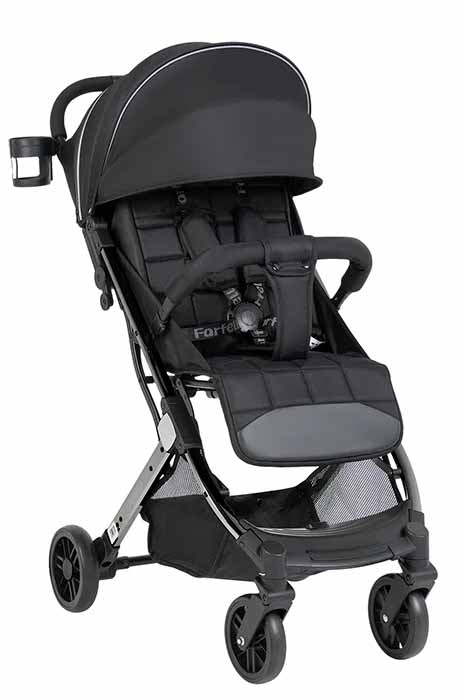 Коляска Farfello Comfy Go Comfort (Total Black Chrome/Абсолютно черный CG-301)