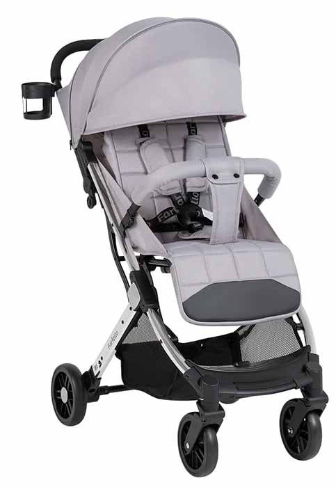 Коляска Farfello Comfy Go Comfort (Shiny Grey Chrome/Блестящий серый CG-105)